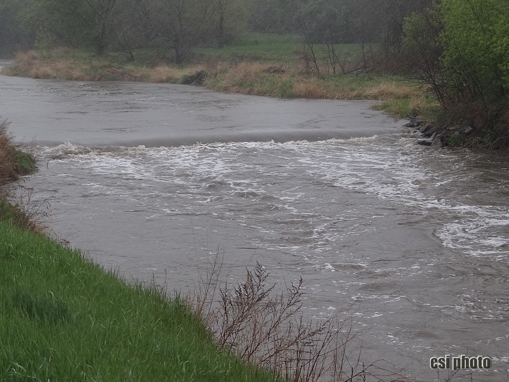 James River at oxbow spillway Sunday afternoon May 17, 2015 - CSi photo